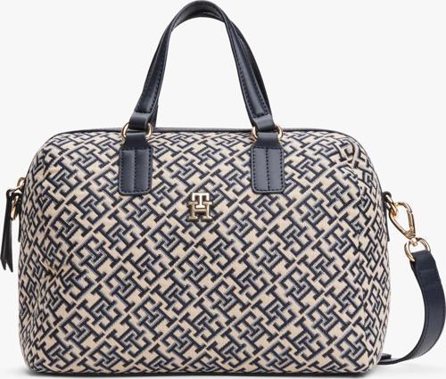 TH JACQUARD MED DUFFLE Kadın Mavi Çanta AW0AW17633DW6