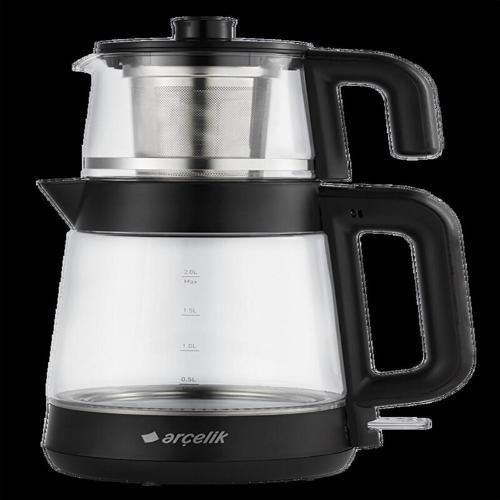 cm 6964 Bio 2 L 1900 W Cam Siyah Çay Makinesi
