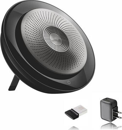 Jabra Speak 710 Hoparlör (Kablosuz) Paket Duvar Şarj Cihazı | Bluetooth Dongle, USBPc/mac Uc Softphones, Akıllı Telefonlar, Ipad, Tabletler | Uc Versiyonu