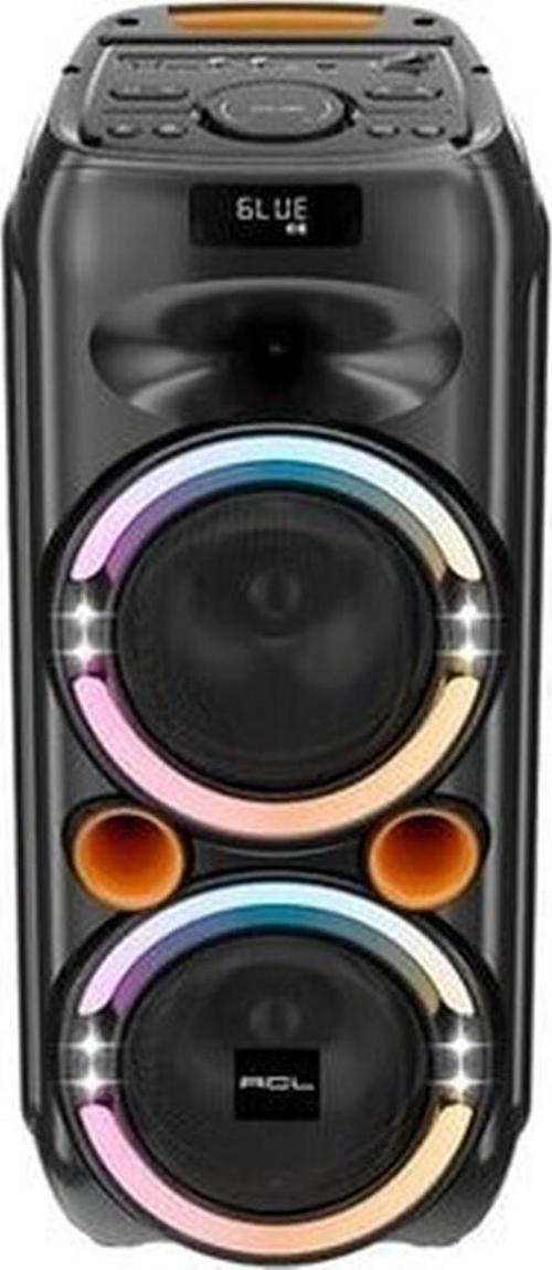 ACS-3 30W Güçlü Mikrofonlu RGB Hoparlör - 2x6,5 Speaker Yüksek Ses Bluetooth Parti ve Karaoke