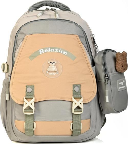 1511 Çok Gözlü Okul ve Günlük Sırt Çantası – Pelüş Aksesuarlı