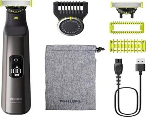 Qp6552/30 Oneblade Pro 360 Elektrikli Sakal Düzeltici Tıraş Makinesi Ve Vücut Bakım Seti Siyah