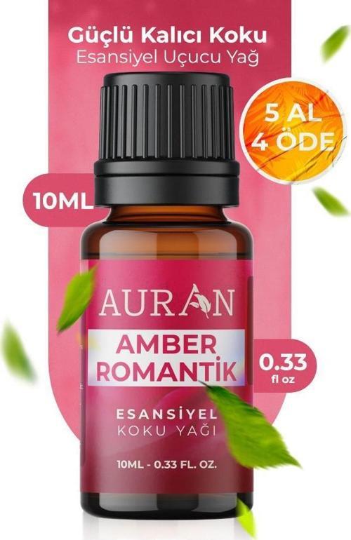 Amber Romantik Esansiyel Uçucu Koku Yağı Difüzör Esansı Buhurdanlık Yağı Aromaterapi Yağı 10ml
