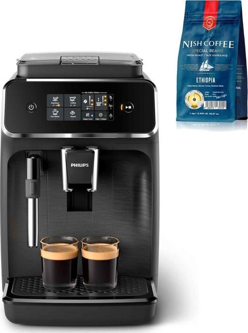 Tam Otomatik Espresso Makinası, 1.8 L Kapasite, Zamanlayıcı, 1 kg Çekirdek Kahve Hediyeli