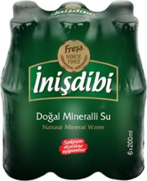 Inişdibi 200 Ml Doğal Maden Suyu 6'lı