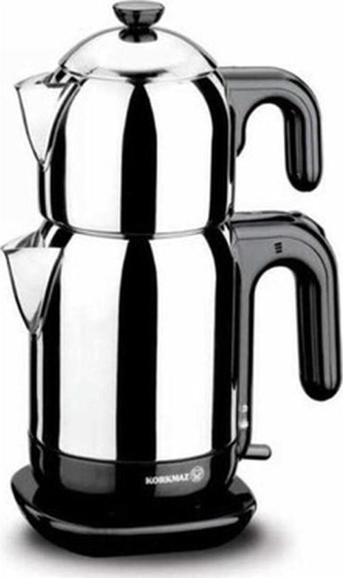 Demtez Inox/siyah Elektrikli Çaydanlık