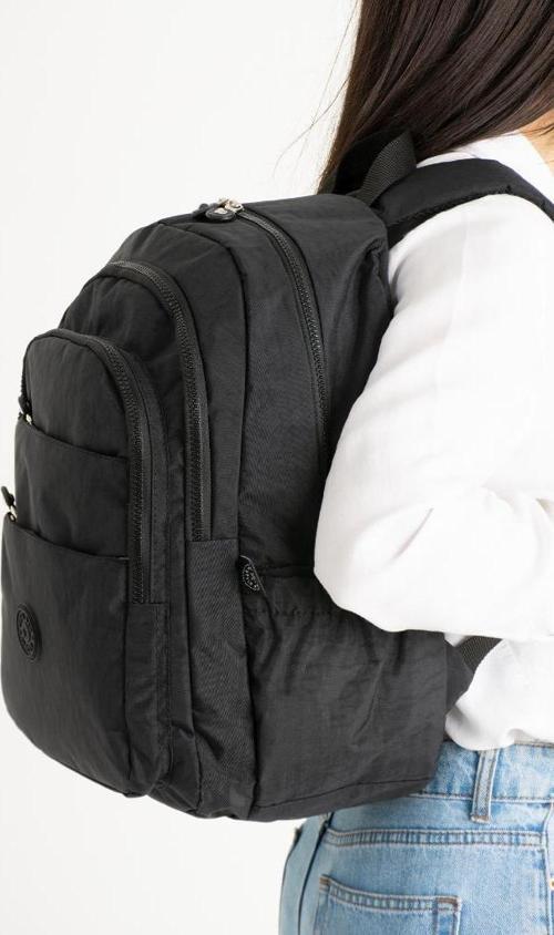 Unisex Okul Çantası Klinkır Kumaş Sırt Çantası Çok Cepli Hafif Yağmur Geçirmez 42*30 Cm 