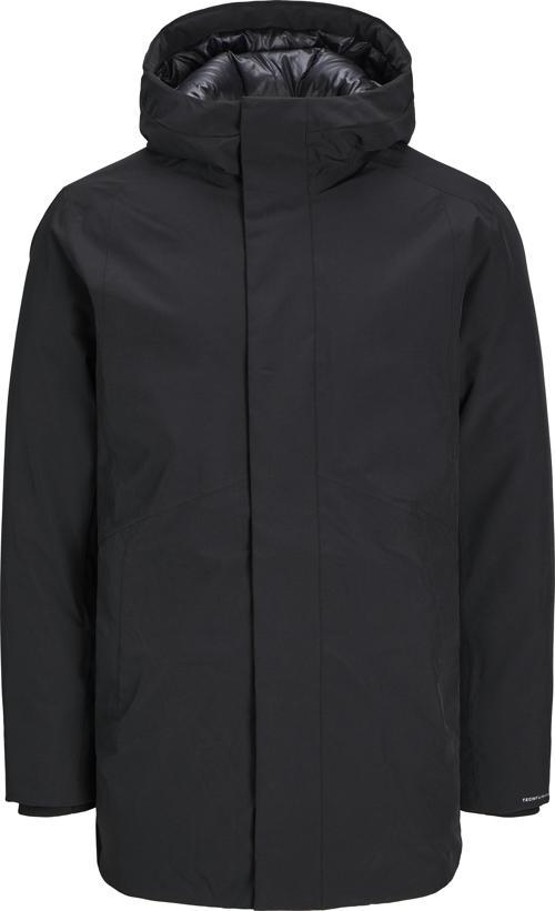 Jjekeen Parka Pls Erkek Siyah Büyük Beden Mont 12267784-02