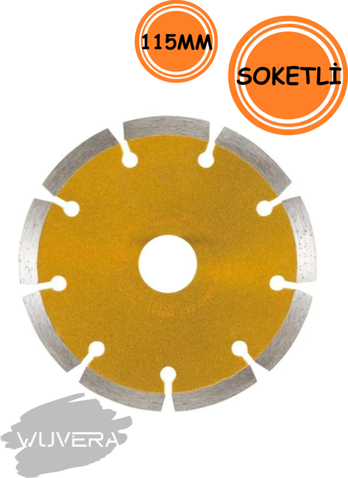 115 mm Elmas Kesici Disk – Beton, Mermer, Granit ve Taş Kesimi İçin Dayanıklı Kesme Taşı