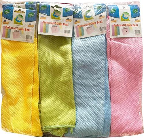 Mikrofiber Bez Temizlik Toz Cam Bezi - 40 x 40 Cm. - 30 Gr. - 60 Adet
