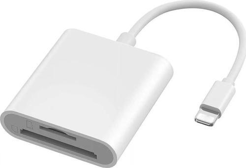 GA27 i-OS i-Pad ve i-Phone Uyumlu 8 Pin Lighting Çevirici Adaptör Micro SD ve SD Kart Okuyucu