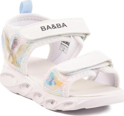 018129 P Beyaz Çocuk Sandalet Ba & Ba 
