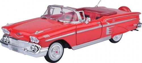 1958 Model Klasik Chevy Impala 1:24 Ölçekli