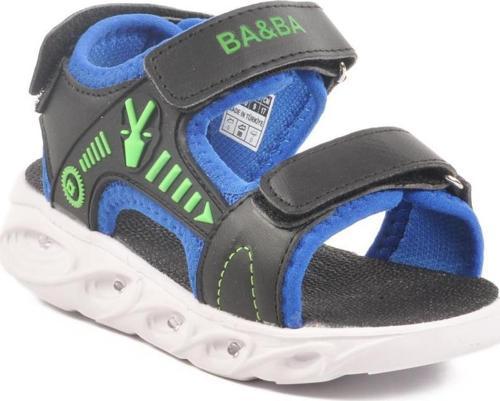 018125 P Siyah-Saks Çocuk Sandalet Ba & Ba 