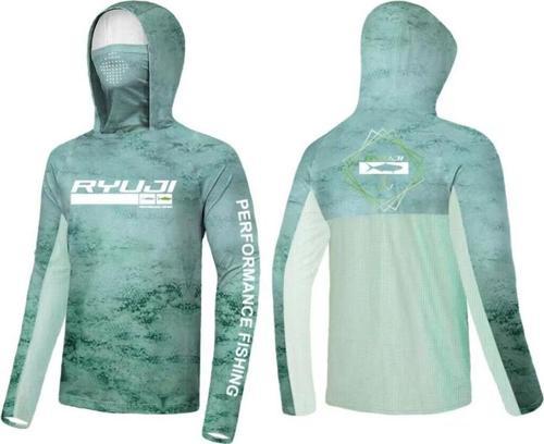 UV Performance Green Sky Boyunluklu T-Shirt XL