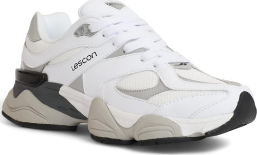 2079-Ghost Anatomik Tabanlı Genç Unisex Sneakers Ayakkabı - NKT02079-BEYAZ-43