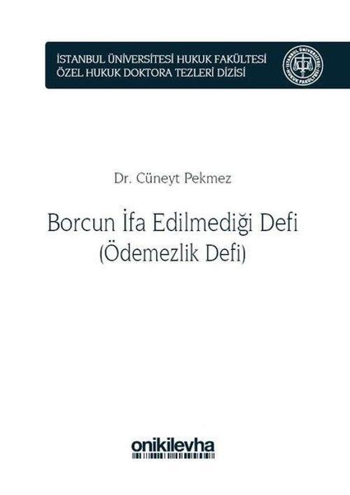 Borcun İfa Edilmediği Defi