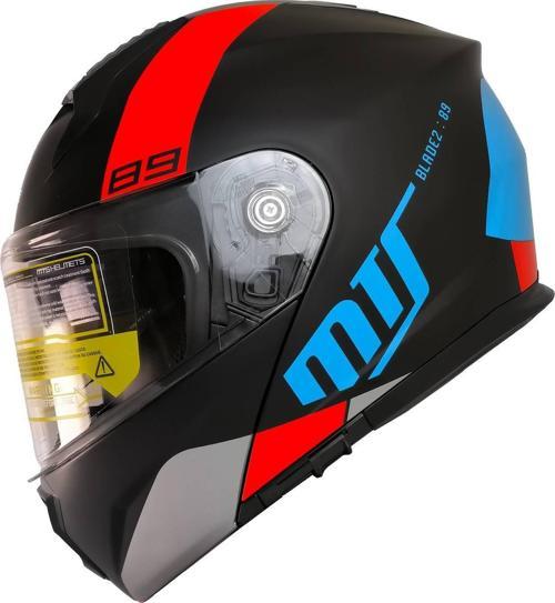 Motosiklet Çene Açılır Kask Güneş Vizörlü Ece 22.06 Sertifikalı New Motor Kaskı V2 WX89