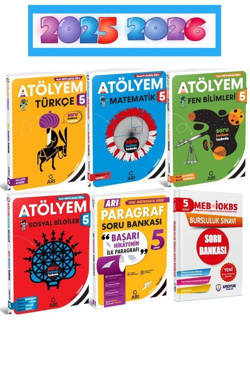 Arı Yayıncılık 5. Sınıf Atölye Set + Paragraf + Bursluluk Soru Bankası