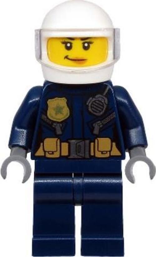 Minifigür - Police - ATV Driver Female cty1132