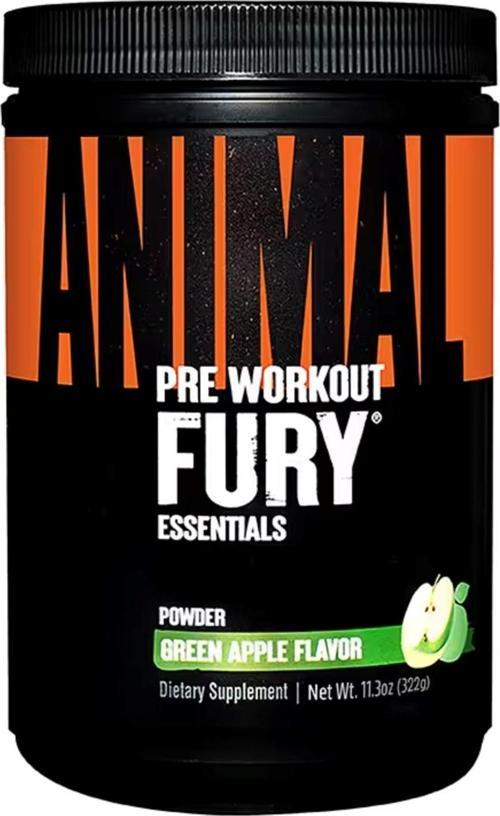 Animal Fury Pre Workout 322 Gr Yeşil Elma