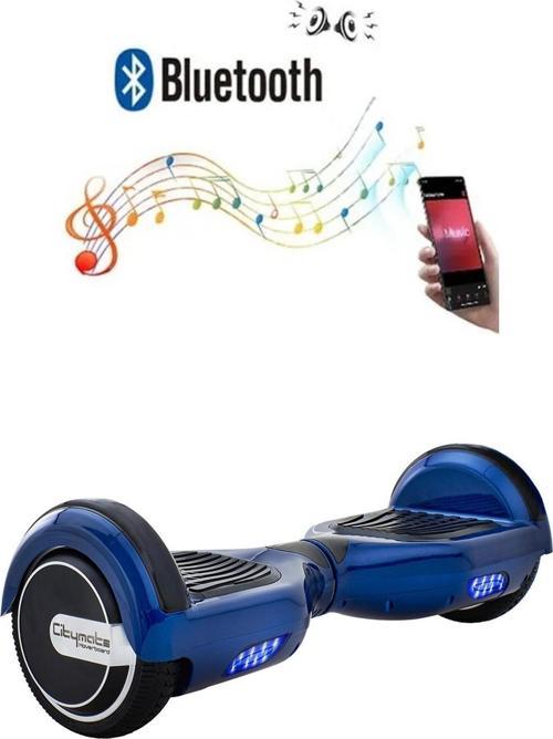 Hoverboard Elektrikli Kaykay Bluetooth Hoparlörlü 6.5 Inch Mavi