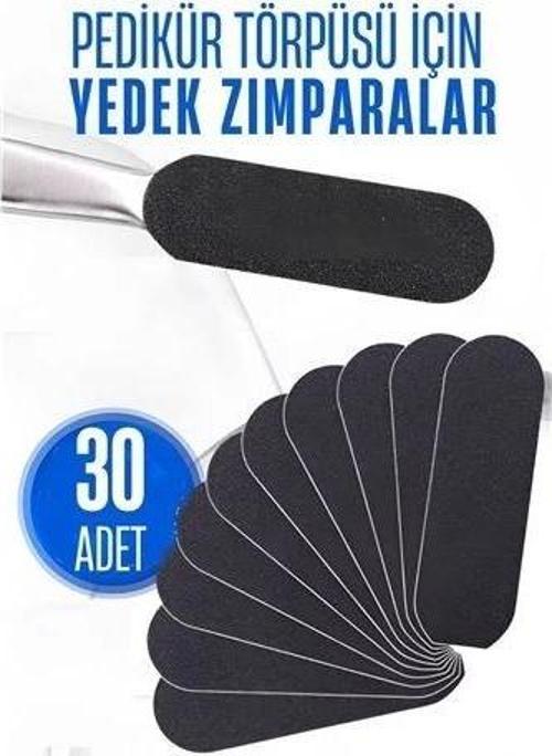 Modacar Ayak Törpü Yedeği Yapışkanlı Törpü Zımparası Pedikür Törpü Yedeği 30 ADET