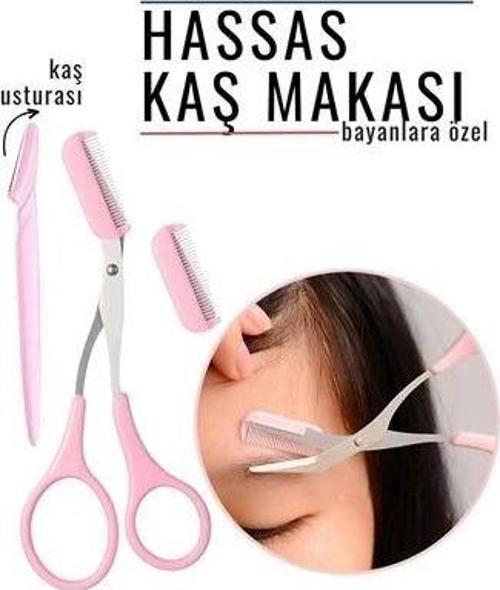 ModaCar Taraklı Kaş Makası Kaş Düzeltme Bakım Makası 717451