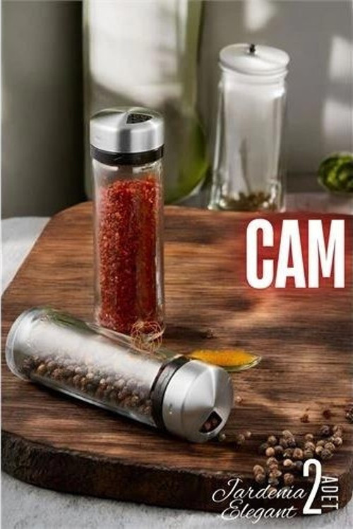 ModaCar Cam Tuzluk Baharatlık 2 ADET Jardenia Elegant