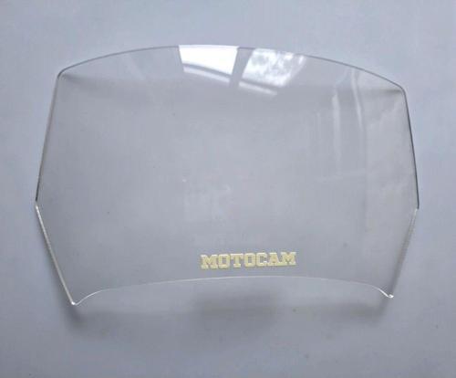 Rüzgar Saptırıcı Deflektör Camı 2 Delikli 3.5cm 35x18cm Şeffaf Renkli   (APARATSIZDIR)