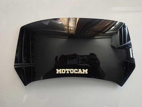 Rüzgar Saptırıcı Deflektör Camı 1 Delikli 35x15cm Siyah Renkli   (APARATSIZDIR)