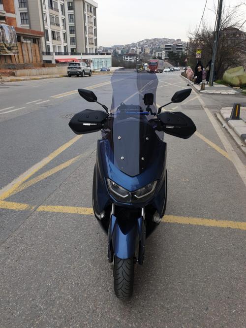Yamaha Nmax Siperlik Ön Cam 2021-2024 Model 72cm Füme Renkli 4mm UZUN CAM