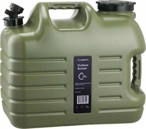 Musluklu Su Bidonu - Madfox Galon Air PE - 24 Litre - Yeşil - 547310