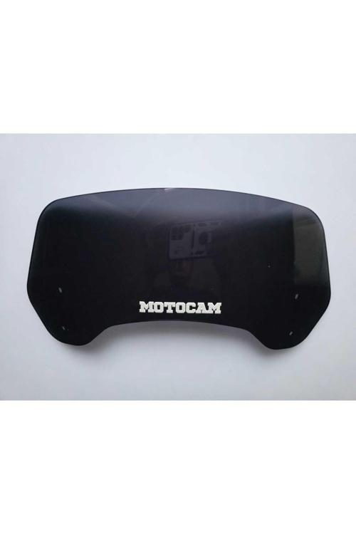 Rüzgar Saptırıcı Deflektör Camı 2 Delikli 4cm 35x12cm Siyah Renkli   (APARATSIZDIR)