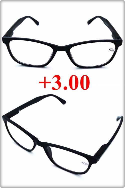 +3.00 Unisex Kitap Okuma Ve Bilgisayar Gözlüğü & Yakın Gözlüğü 1 Adet
