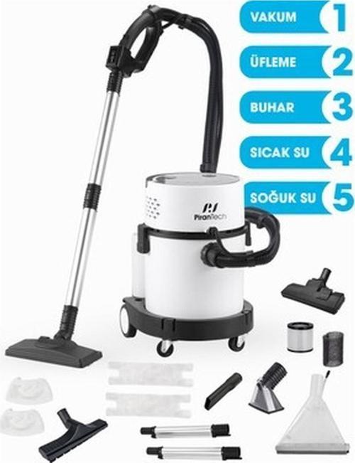 RLZ-208 Buharlı Temizlik Robotu Vakumlu Halı Koltuk Yıkama 1200W 18 Kpa 5 Fonksiyonlu