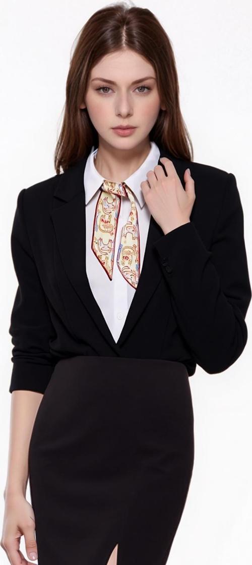 Turuncu Kedi Figürlü Çanta Bileklik Saç Çok Amaçlı Kadın Kelebek Fular