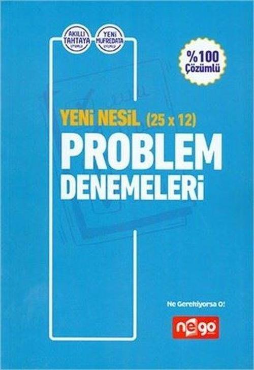 YKS Yeni Nesil 25x12 Problem Denemeleri
