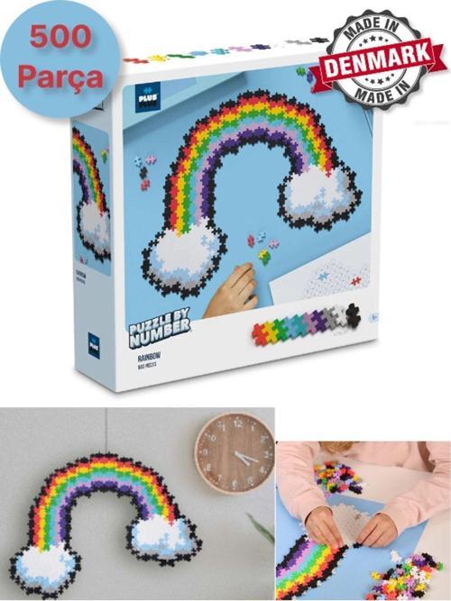 Puzzle By Number Rainbow - Numaralı Gökkuşağı Puzzle Lego Yapı Oyuncağı