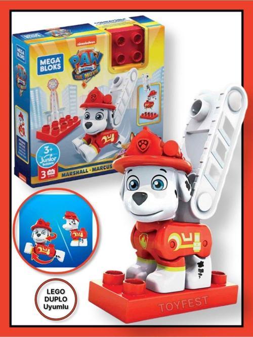 Mega Bloks Paw Patrol The Mighty Movie Film Karakter Figürleri - Marshall - 1