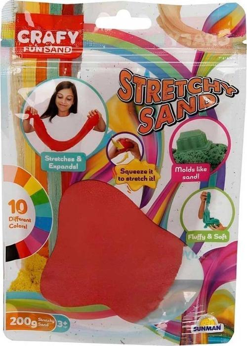 Streç Oyun Kumu Kırmızı 200 Gr