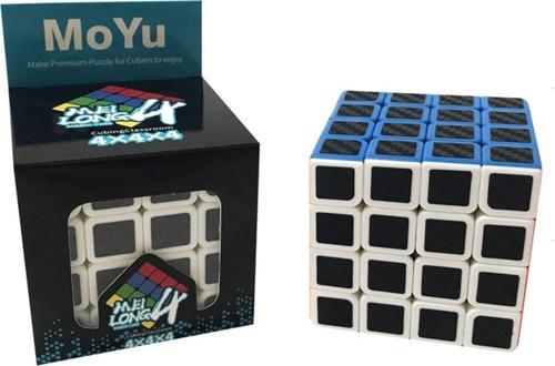 Moyu Fiber Karbon 4X4 Küp Hızlı Rübik Zeka Sabır Küpü