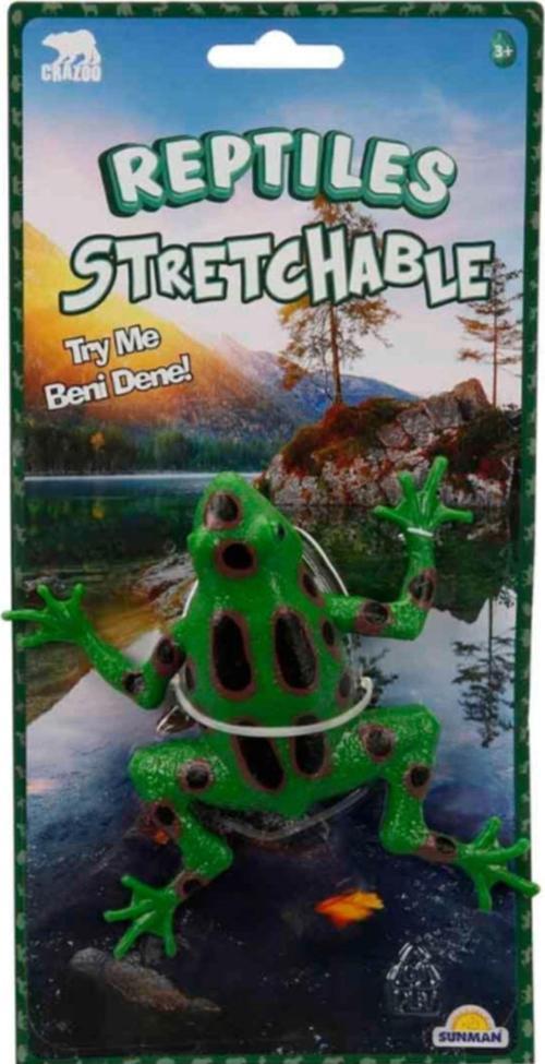 Esneyebilen Streç Hayvanlar - Kurbağa ( 15 Cm )