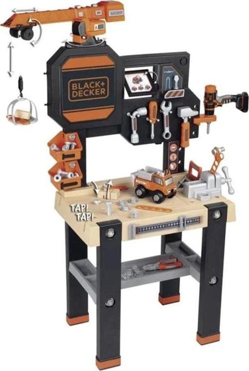 Smoby Black & Decker Vinçli Çalışma Tezgahı