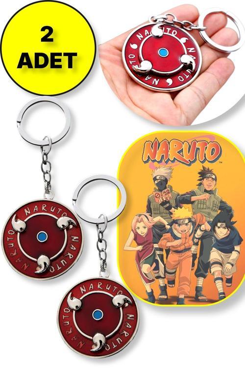 Naruto Dönence Şekilli Metal Anahtarlık - 2 Adet