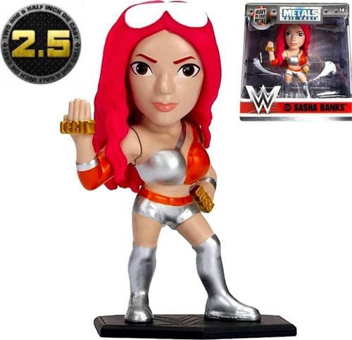 Jada Wwe Sasha Banks 2.5” Die - Cast Metal Koleksiyon Figürü Amerikan Güreşi - 6.35 Cm