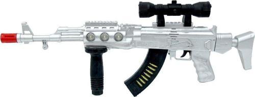 Ak-47 Gun Electric Işıklı Sesli Tüfek