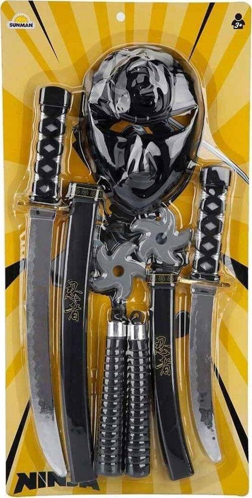 Ninja Maske Ve Kılıç Seti