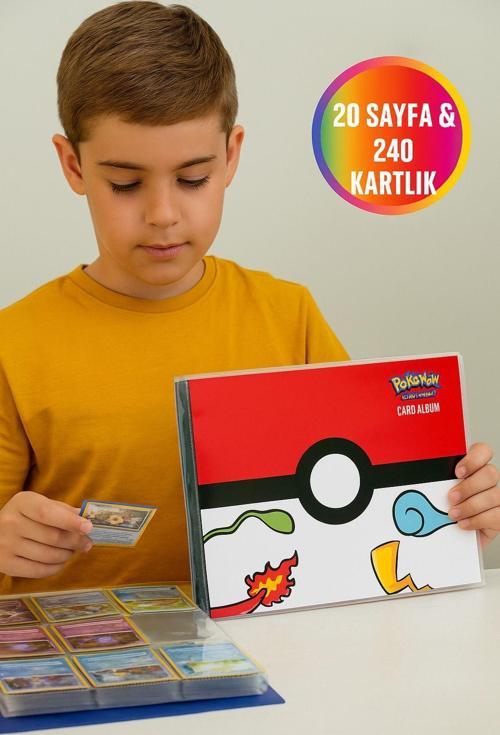 Koleksiyoner Pokemon Kart Albümü - Kartlık - Poketop (240 Kartlık)