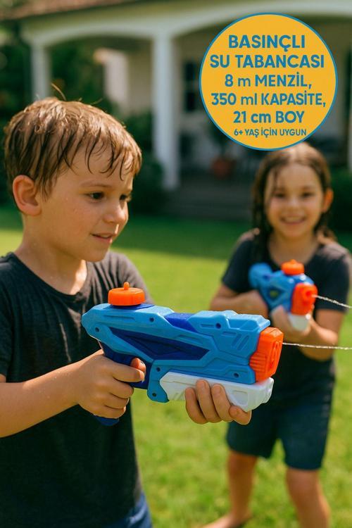 Basınçlı Su Tabancası – 8 M Menzil 350 Ml Kapasite 21 Cm